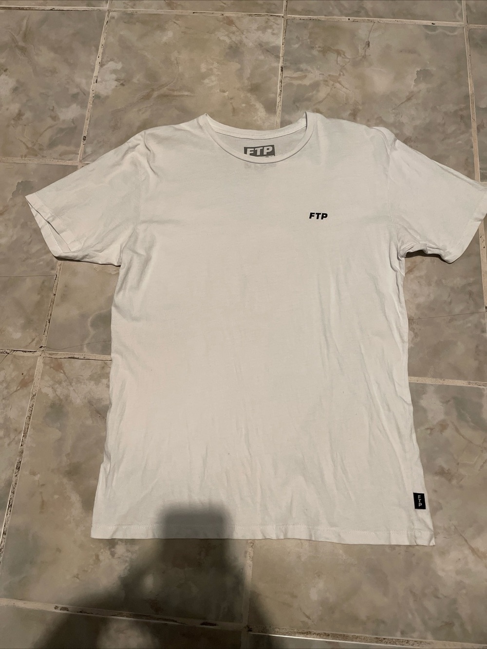 FTP F The Population Pro Club Shirt White Logo Tee SZ M